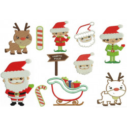 Stickserie NORDPOL Weihnachten